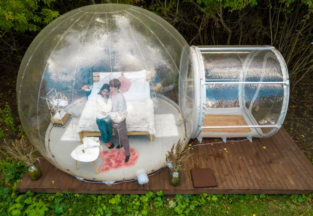 buying an inflatable bubble tent